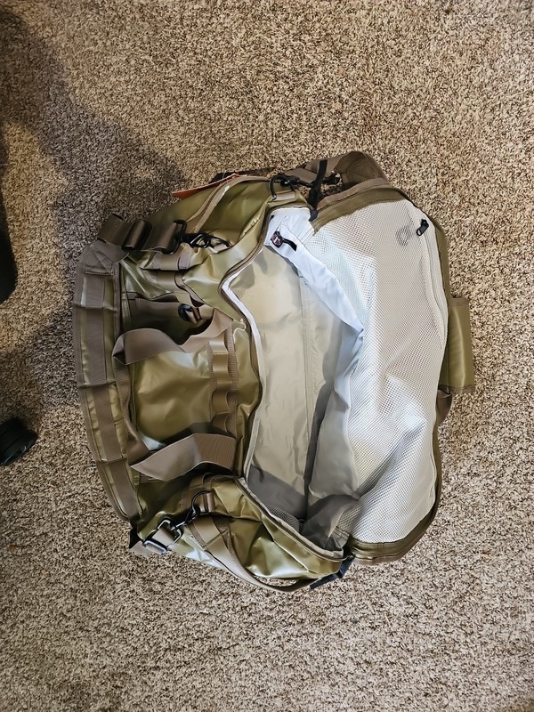 Harley-Davidson Water-Resistant Functional Hybrid Duffel Bag/Backpack - Khaki gallery
