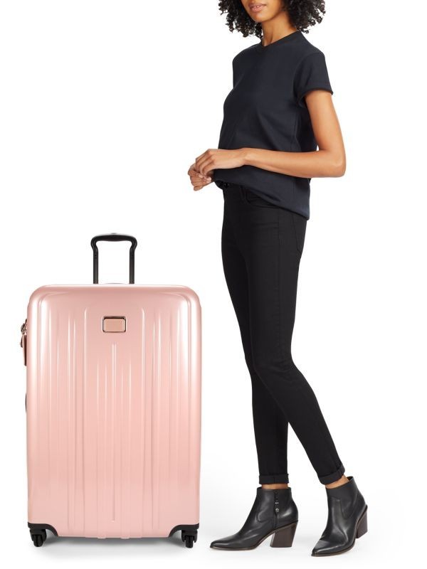 Tumi V4 30” Inch Hardshell Spinner Extended Trip suitcase in Blush BNWT New gallery