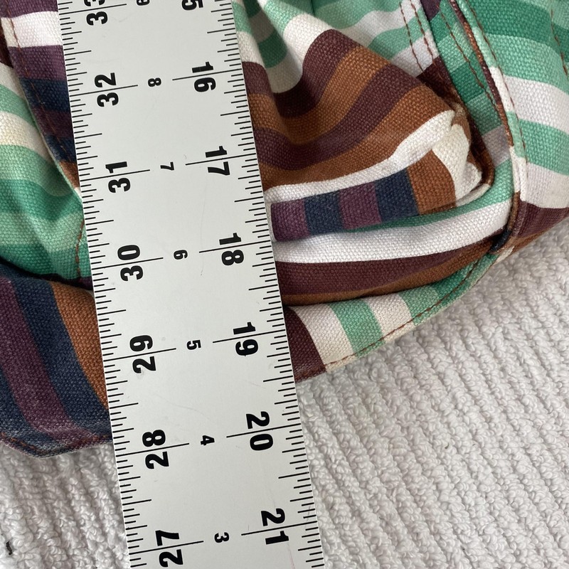 KAVU Rope Bag Backpack Multicolor Stripe Cotton Sling Crossbody Daypack Bag gallery