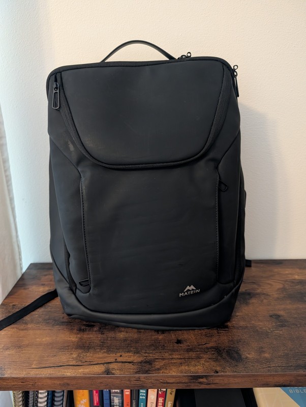 MATEIN Waterproof Laptop Backpack 17 Inch Travel Backpack with USB Charging Port