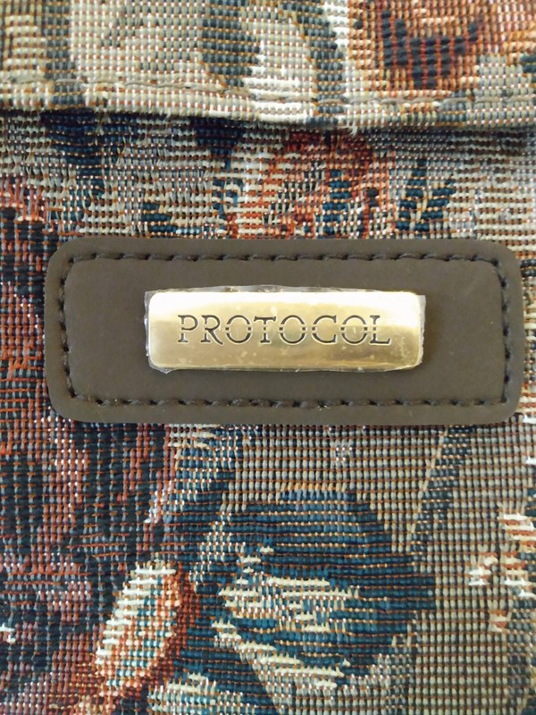 Protocol Collection Zip Shoulder Strap Lock Keys 20" Carry On Travel Bag NWT gallery