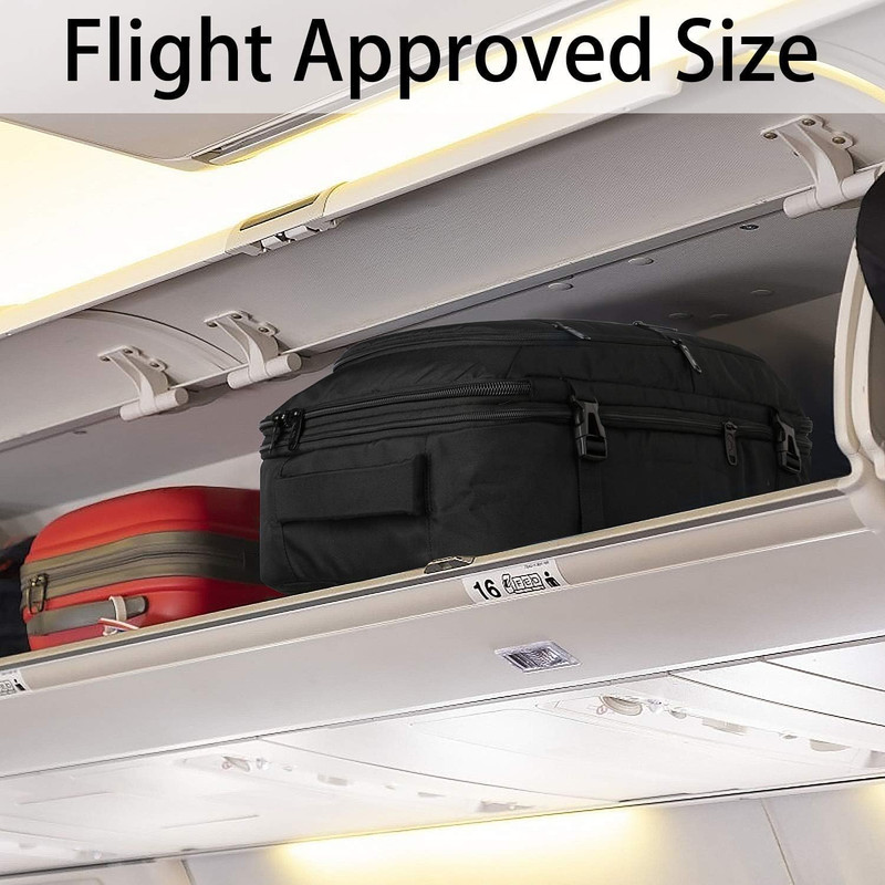 Carry on Backpack, 40L Expandable Extra Large Travel Backpack, Flight Approved W gallery