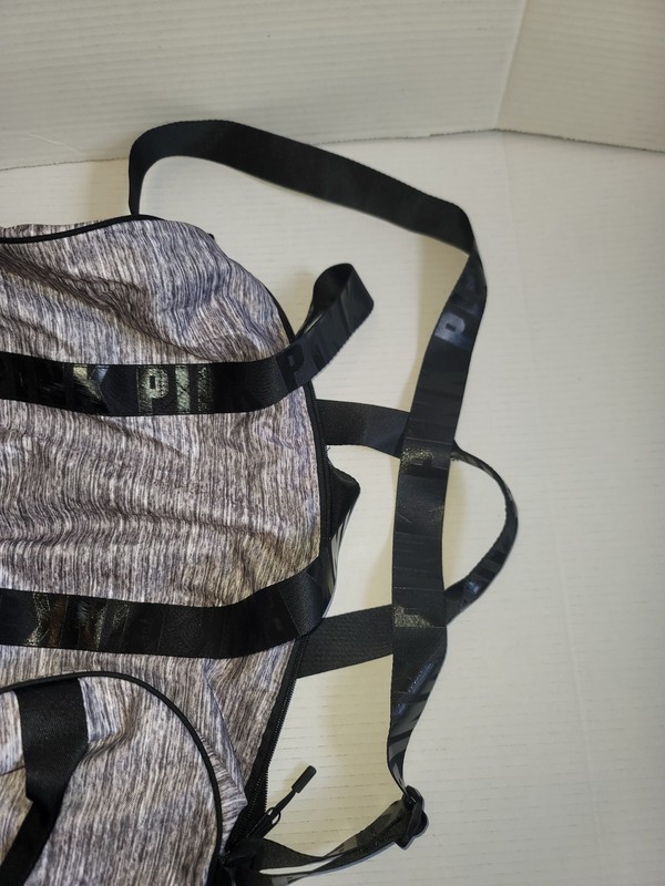 Victoria Secret PINK Duffle Bag Carry-On Victoria's Secrets grey Gym gallery