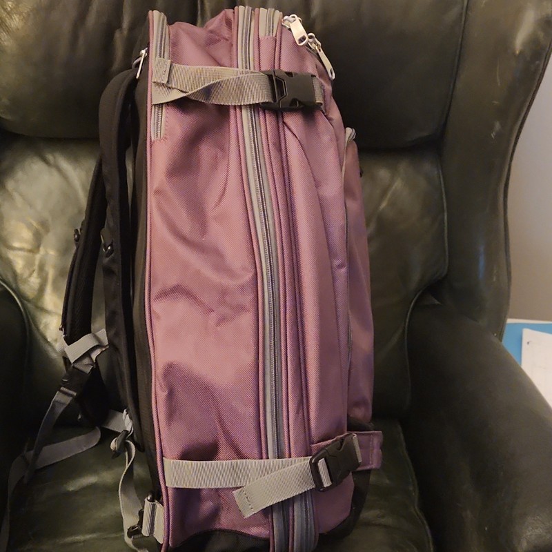 eBags 22" Purple Expandable Backpack Multiple Compartments EB2146-22 gallery