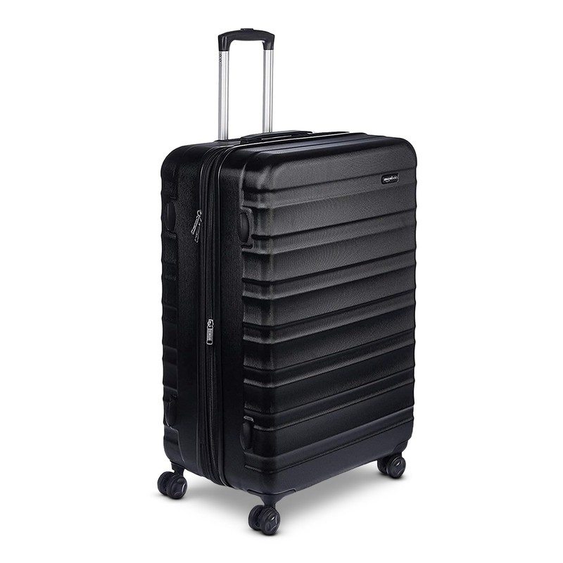 Amazon Basics 30 Hardside Large Checked Luggage Hardshell Suitcase With Four