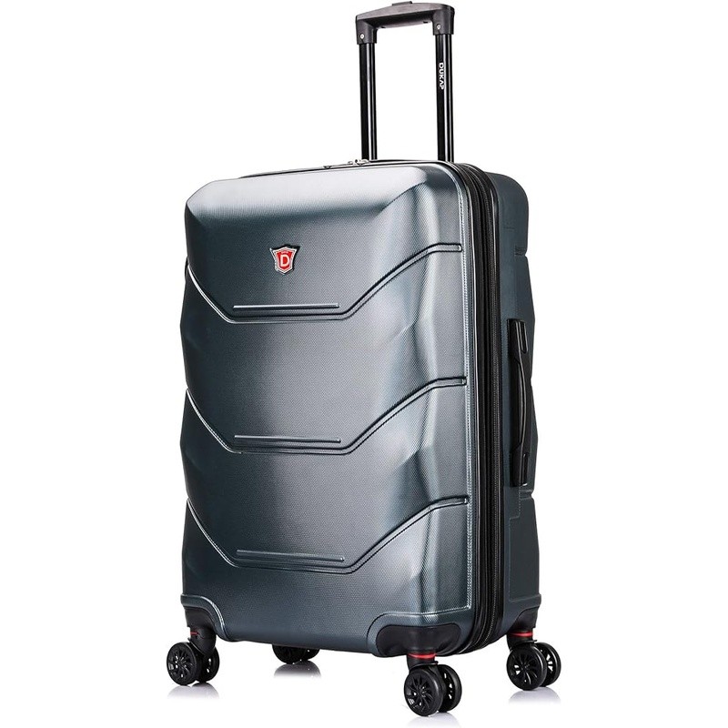 Lightweight Hard Shell Travel Suitcase Scratch Resistant Durable 4 Wheels New