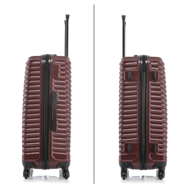 DUKAP Adly 24" Hard Shell Checked Luggage 360 Spinner Wheels Travel Suitcase gallery