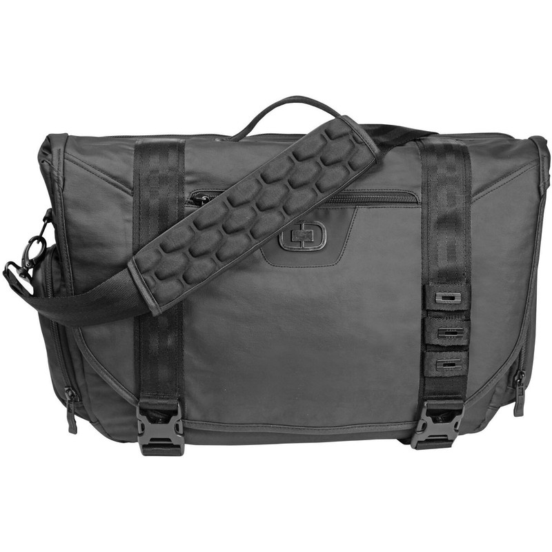 Ogio Rivet Messenger Laptop Notebook Case Shoulder Strap Bag Black *WAS 140.00
