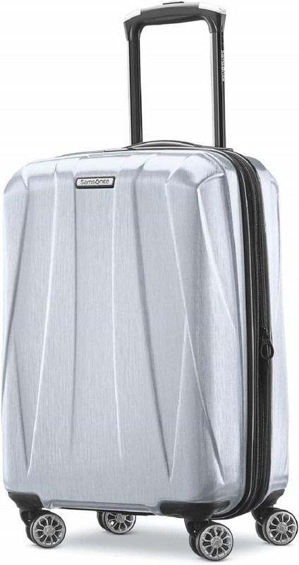Samsonite Centric 2 Hardside Expandable Luggage w/ Spinners Silver Carry-On 20″