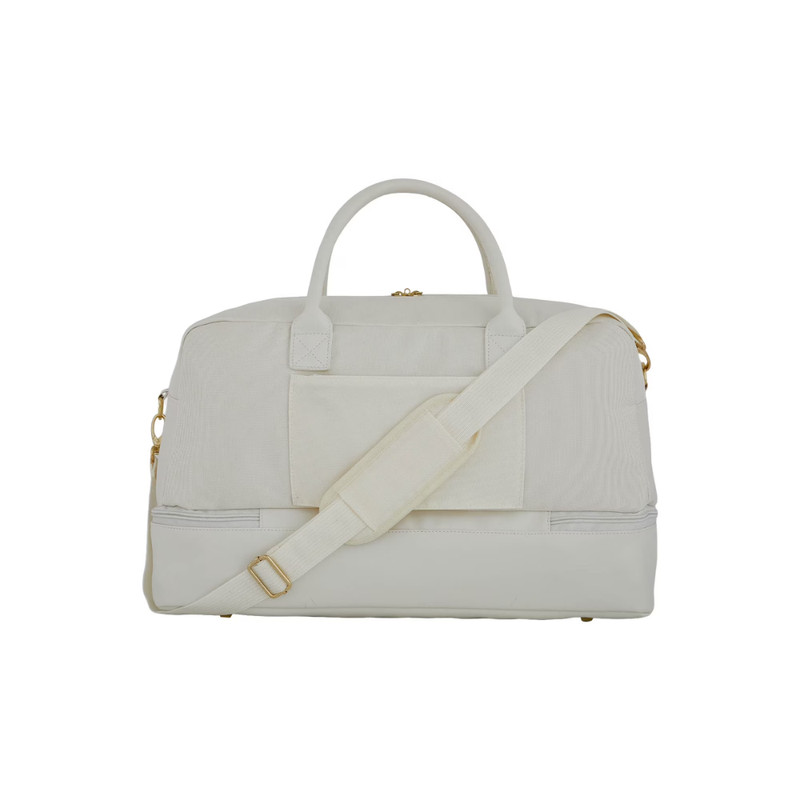 Protege 20" Drop Bottom Weekender Duffel Bag, Travel Carry-On, Luggage, White gallery