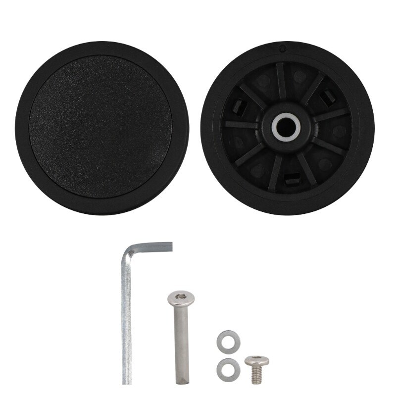 1PC Replacement Luggage Practical PVC Quiet Wheel for Travel Suitcases