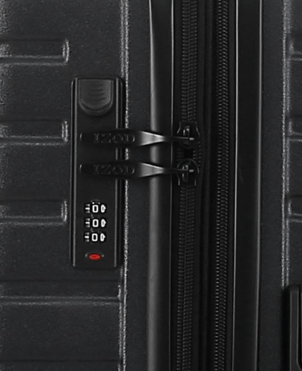 IZOD Phantom Lightweight Expandable ABS 3 Piece Luggage Set - 20", 24", and 28" gallery