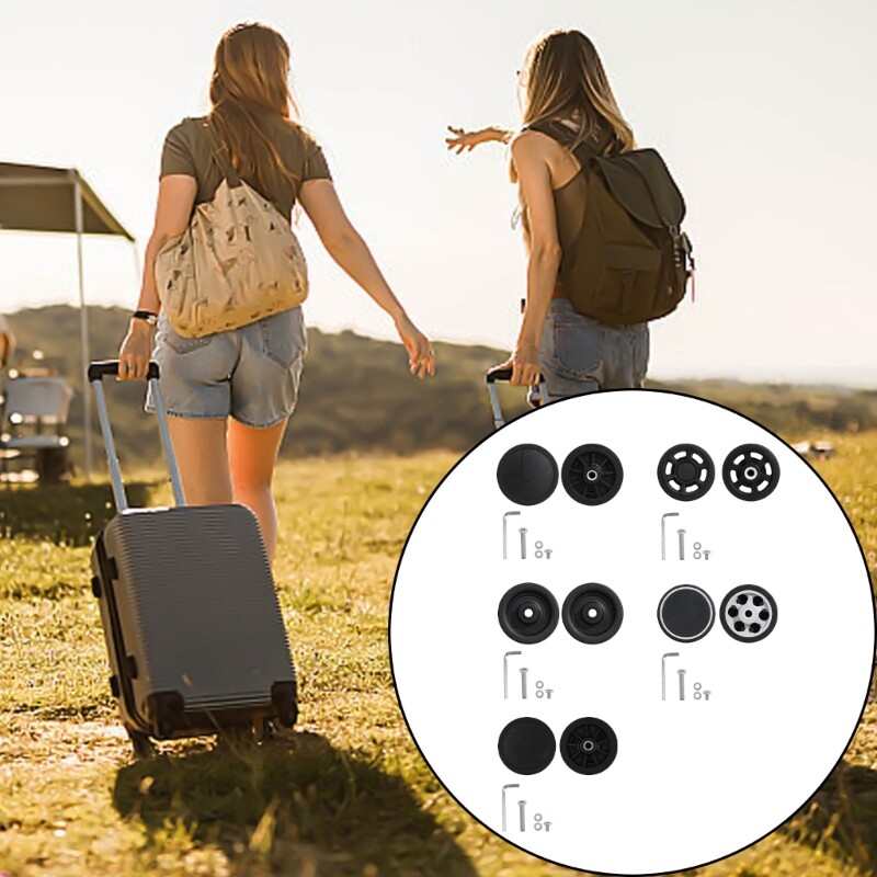 1PC Replacement Luggage Practical PVC Quiet Wheel for Travel Suitcases gallery