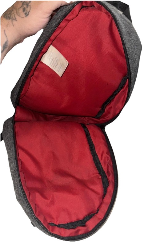 Jordan Gray Mini Backpack Soft Case Adjustable Straps Jumpman Daypack Casual gallery