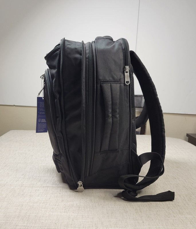 Ebags Mother Lode EVD Backpack Solid Black Expandable Travel Bag Fits 14' Laptop gallery