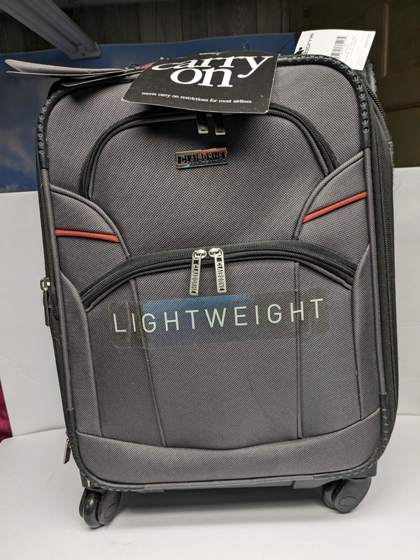NWT Liz Claiborne Riviera Expandable Spinner Carry On Luggage Bag