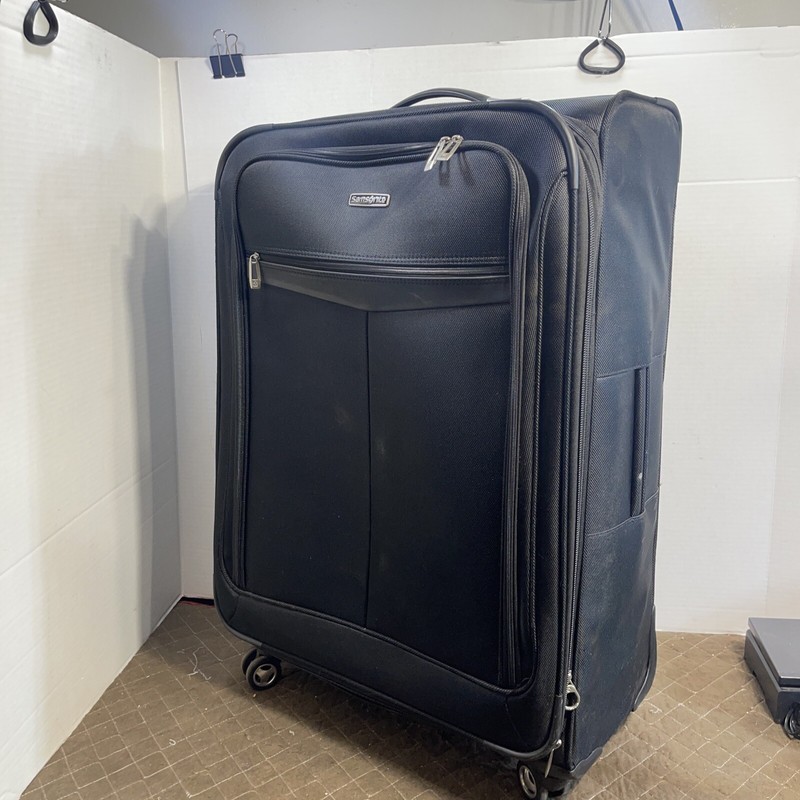 2PC SAMSONITE SOFT SHELL ROLLING LUGGAGE - BLACK spinner Two Bags Work Great gallery