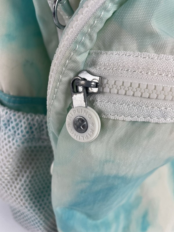KIPLING SEOUL LARGE BACKPACK LAPTOP SECTION BLUE TIE DYE READ gallery