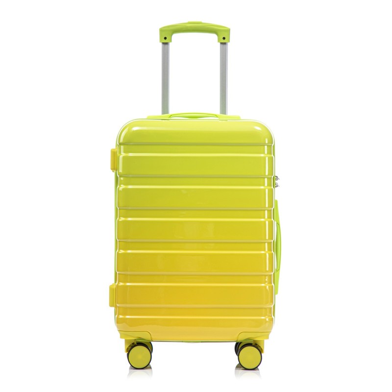 PC Spinner Luggage 14" 20" Set, Gradient Color, Lock, Carry-On gallery