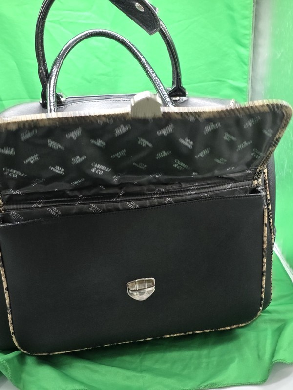 The Cabrelli Polly Python Rollerbrief Carry-on Laptop Bag Travel Office gallery