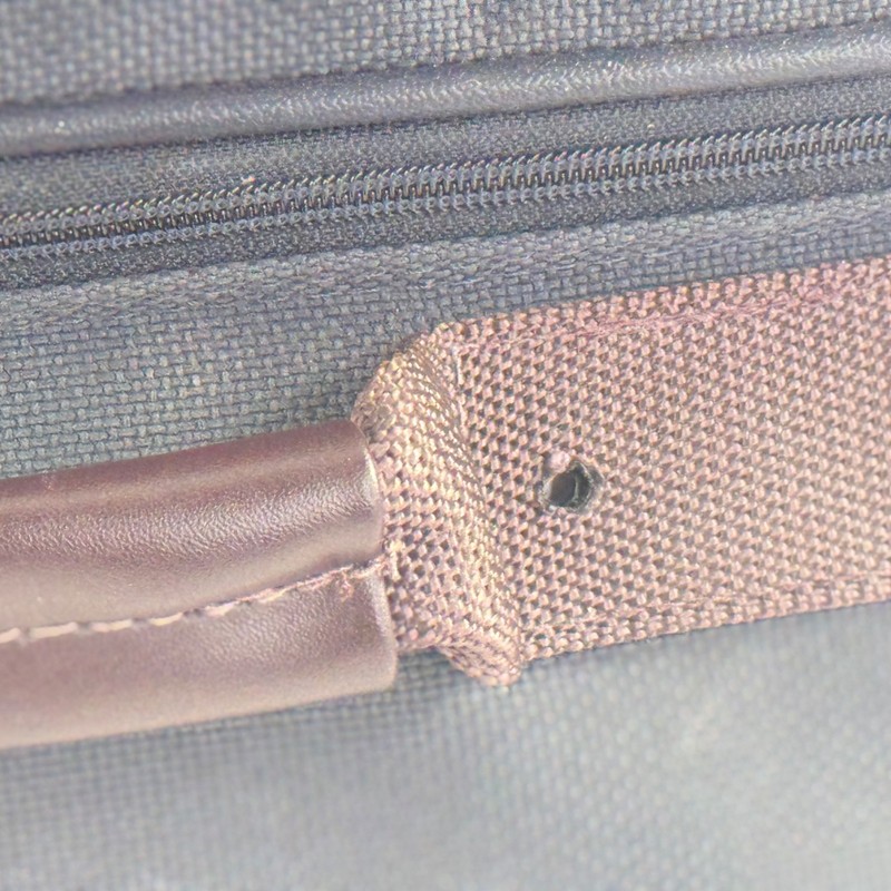 Vintage Samsonite Profile Softside Carry On Shoulder Bag Gray Brown 1980s Travel gallery