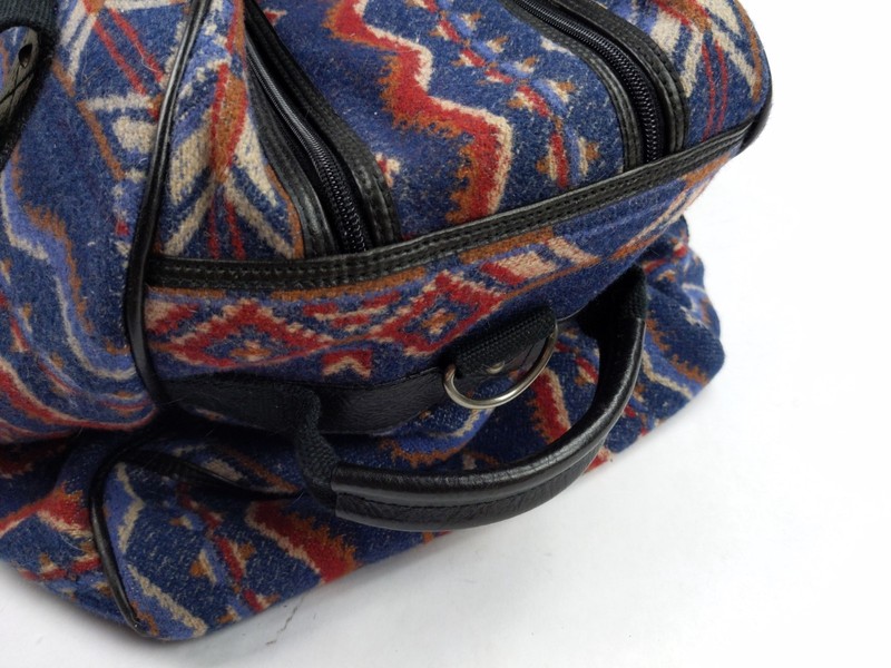 PENDLETON Rolling Duffle Bag Weekender Suitcase Wool Southwestern Blanket gallery