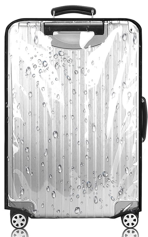 28 Inch PVC Luggage Protector Cover for TSA Approved Clear Suitcase Protector…