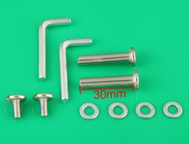 Comprehensive Suitcase Wheel Replacement Set - 2 Wheels, Axles & Tools Included gallery