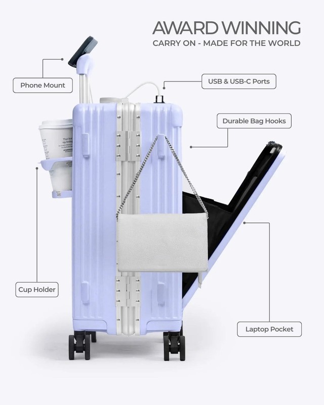Nobl Carry-On: All-In-One, Lavender. New in box, IN HAND. Ship now / pickup. gallery
