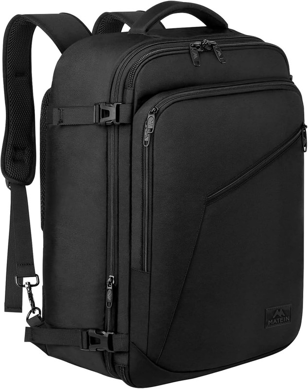 Extra Large Expandable Travel Backpack - 40L Airline Approved & Water-Resistant gallery