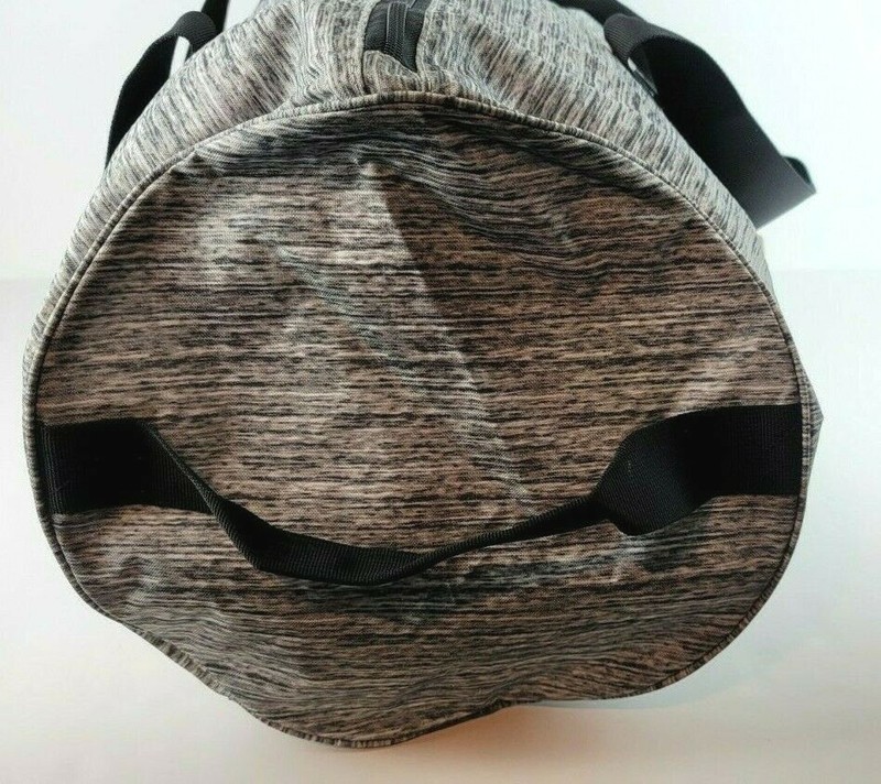Victorias Secret Pink Womens Heathered Grey Duffel Travel Workout Gym Bag gallery