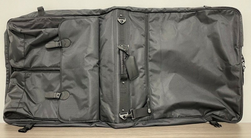 Winston Collection Black Polyester Hanging Garment Bag 24" x 48" 6 pockets gallery