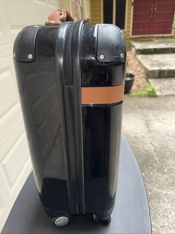 Hartmann PC4 Carry On Suitcase Spinner Leather Trim TSA Lock gallery