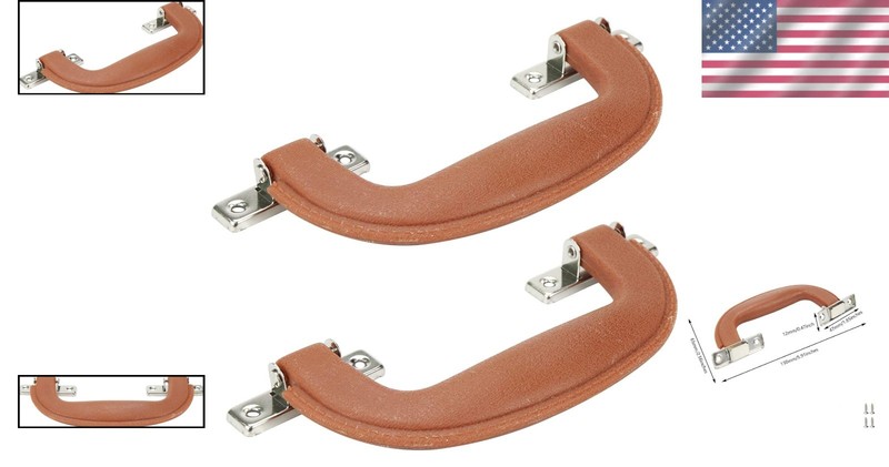 Versatile Retro Brownish Red Pull Handles for Suitcase & Musical Boxes, 2Pk gallery