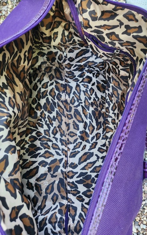 Jessica Simpson Rolling Carry-On Leopard Animal Print Bag Travel Luggage. Duffle gallery