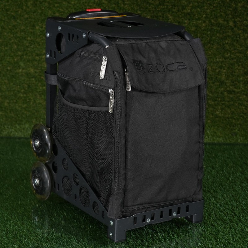 ZUCA Black Insert Bag and Black Frame Rolling Bag Wheeled