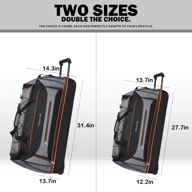 2PCS Luggage Set Softside Expandable Suitcase 28"32" Carry-on Luggage Travel Bag gallery