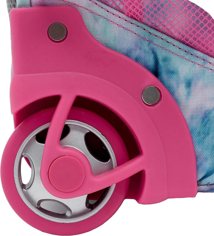 18" Rolling Backpack with Shoulder Straps, Tye Dye gallery
