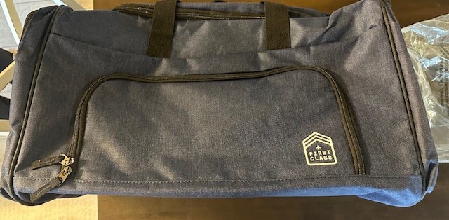 FIRST CLASS 25″ DUFFLE BAG With Side Pockets, Removable Shoulder Strap 600D Poly