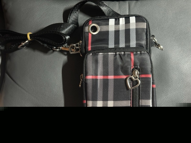 Nylon Crossbody Wallet – Travel Phone Purse, Shoulder Bag, Arm Bag
