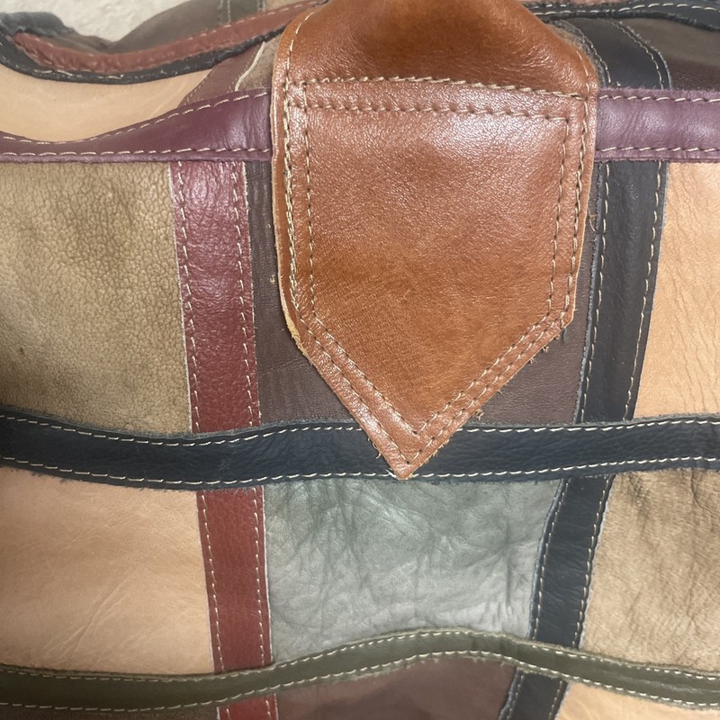 Gremito Manzoni Italy patchwork Duffle Bag CarryOn Italian Designer G&M Vintage gallery