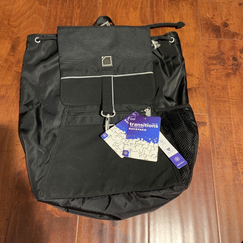 Lewis Clark Secura Anti-theft BackPack Large Main Compartment Travel Black Read