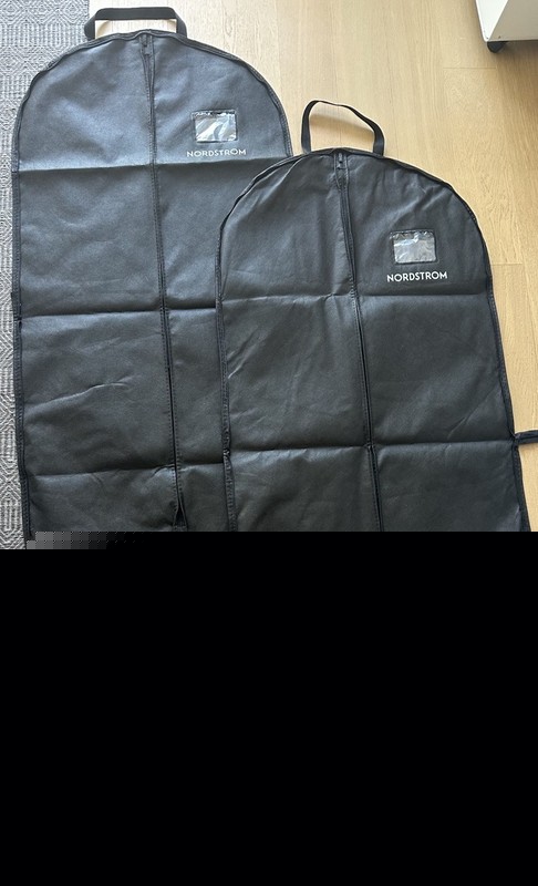 2 New Nordstrom Long Garment Bag (cloth)
