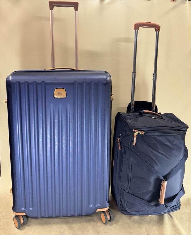 BRIC’S Blue Luggage Set 21” X Bag Duffle & Capri 30″ Spinner Expandable Suitcase