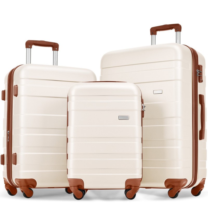 Luggage Sets New Model ABS Hardshell 3pcs Clearance Luggage Hardside Lightweight