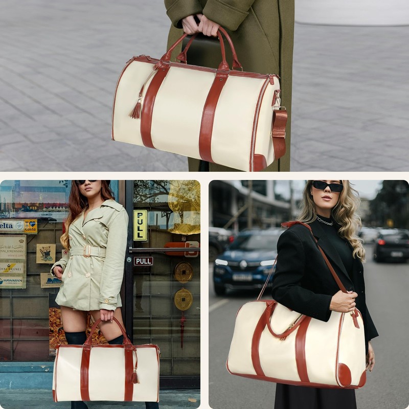 Convertible Garment Duffle Bag for Travel, Carry On Garment Bag with Shoe Pou... gallery