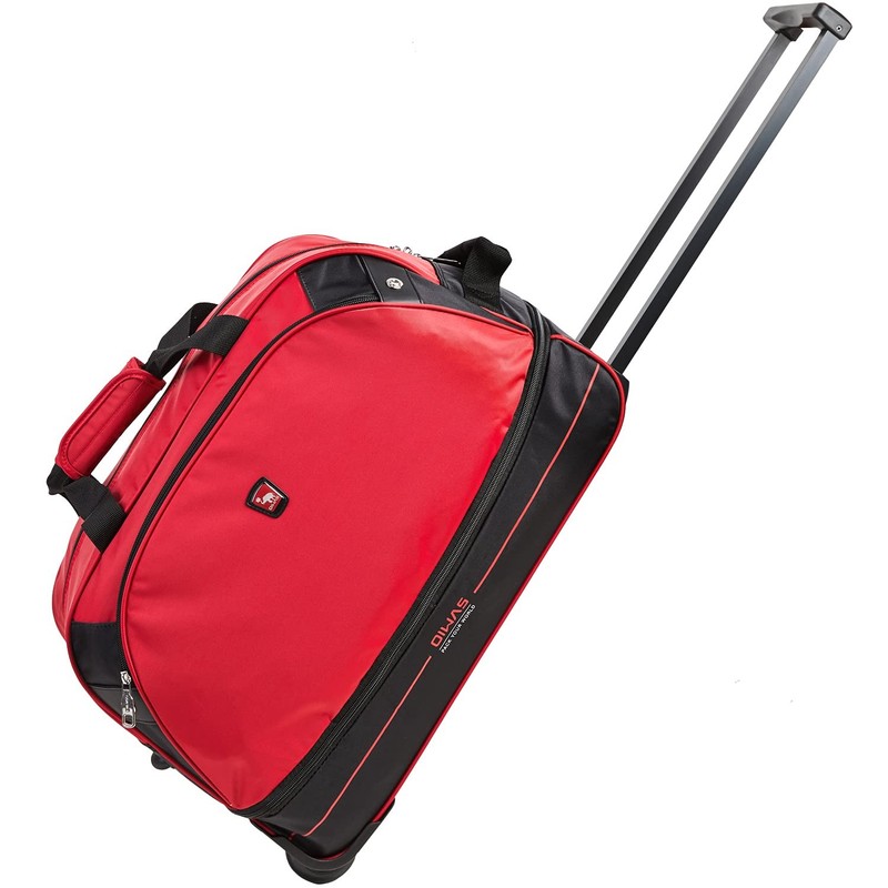 Small Rolling Duffle Bag 22 Inch Carry On Luggage Wheeled Travel Unisex
