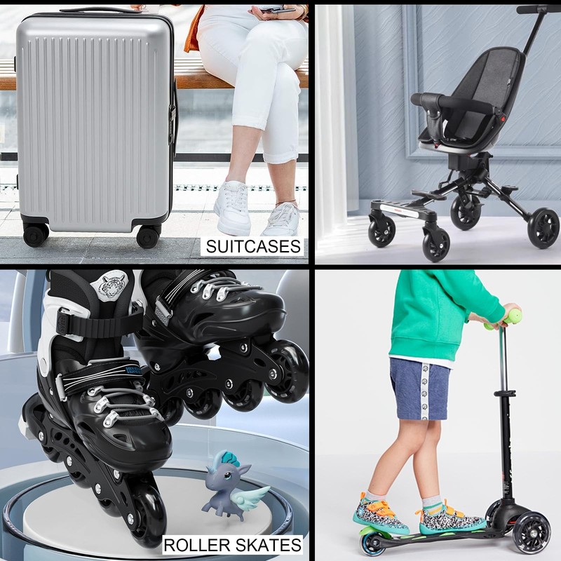 Luggage Replacement Wheels 2 3/4 inch Wear-Resistant Suitcase Replacement Whe gallery