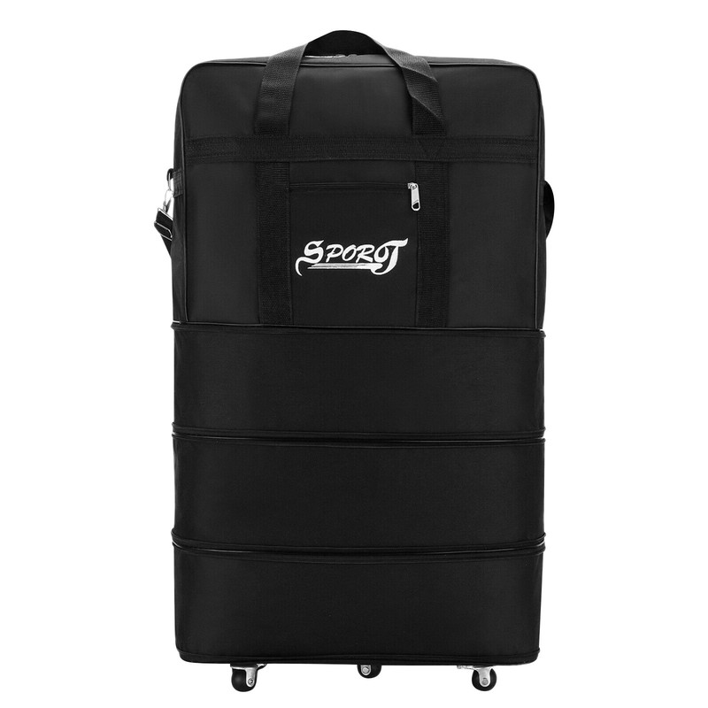 32Inch Expandable Suitcase Bag 3Layer Collapsible Rolling Luggage Bag for Travel gallery