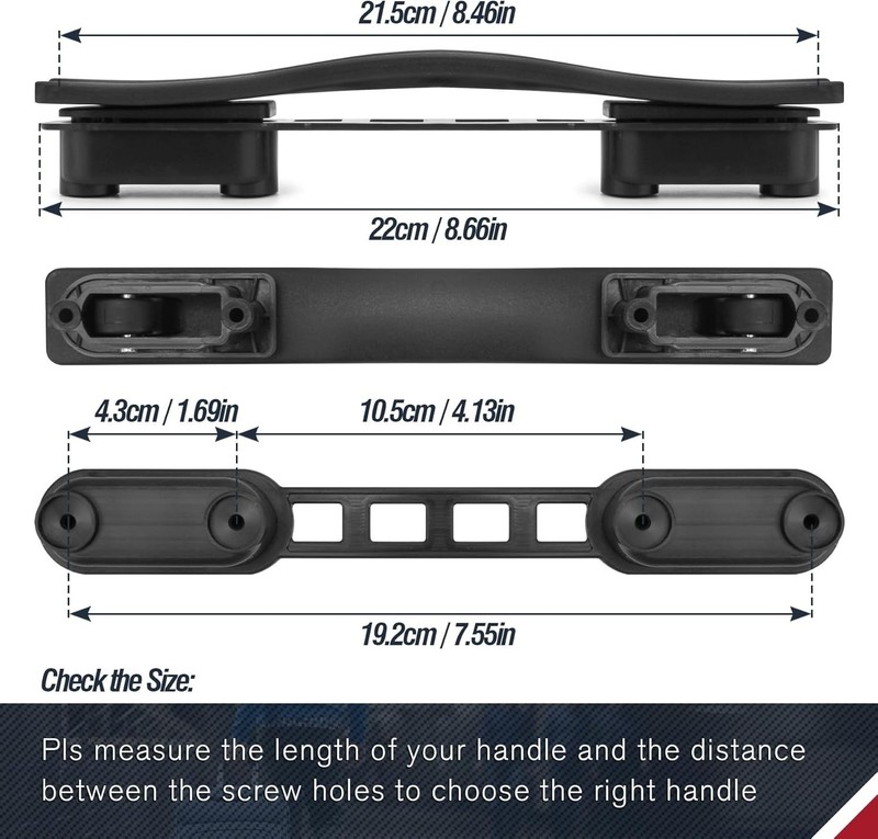 Replacement Luggage Suitcase Handle Carry Strap Luggage Grip Luggage Replacem... gallery